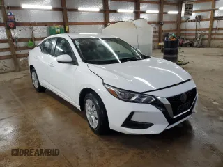 2022 Nissan Sentra S with VIN 3N1AB8BV0NY297180, listed as a Copart auction lot 50519955 with 29,415 mi miles and Salvage Title. Bid and sale history available at carsss.com. Image 4.
