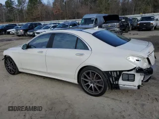 2020 Mercedes-Benz S-Class S 560 with VIN WDDUG8DB3LA524349, listed as a Copart auction lot 44737185 with 55,924 mi miles and Salvage Title. Bid and sale history available at carsss.com. Image 2.