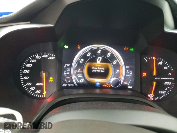 2014 Chevrolet Corvette Z51 2LT z VIN 1G1YJ2D7XE5126372, wystawiony jako Copart lot #44949125 z przebiegiem 98 179 mil mil oraz Szkoda całkowita • Salvage title. Historia ofert i sprzedaży dostępna na DreamBid. Obrazek 9.