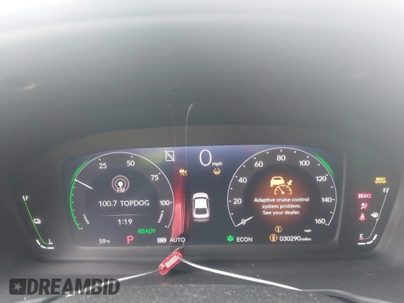2023 Honda Accord Sport with VIN 1HGCY2F52PA036055, listed as a IAAI auction lot 42358975 with 30,290 mi miles and . Bid and sale history available at DreamBid. Image 7.