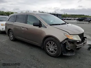 2013 Honda Odyssey EX-L with VIN 5FNRL5H66DB060621, listed as a Copart auction lot 51906045 with 195,561 mi miles and Salvage Title. Bid and sale history available at carsss.com. Image 4.