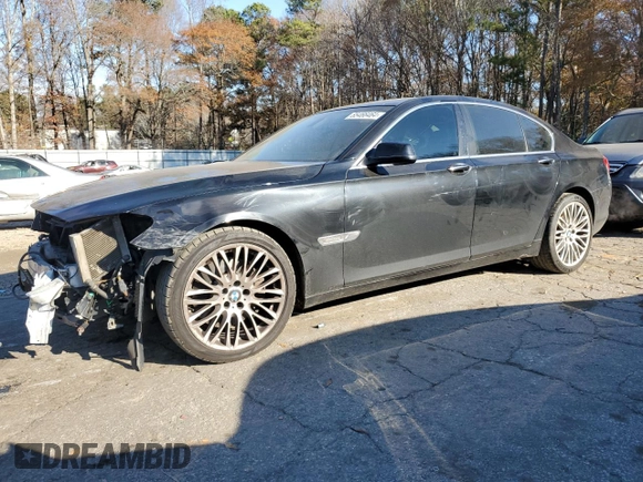 2011 BMW 7 Series 750i with VIN WBAKA8C59BCY37369, listed as a Copart auction lot 85466464 with 172,553 mi miles and Salvage title. Bid and sale history available at DreamBid. Image 1.