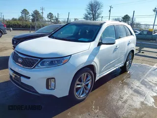 2014 Kia Sorento SX with VIN 5XYKW4A72EG449868, listed as a IAAI auction lot 41441234 with 150,244 mi miles. Bid and sale history available at carsss.com. Image 18.