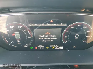 2024 Audi Q8 e-tron Premium Plus with VIN WA15AAGE3RB052230, listed as a Copart auction lot 85685314 with 9,250 mi miles and Salvage Title. Bid and sale history available at carsss.com. Image 9.