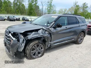 2025 Ford Explorer Active with VIN 1FMUK8DH3SGB48594, listed as a Copart auction lot 58975755 with 3,134 mi miles and Salvage title. Bid and sale history available at DreamBid. Image 1.