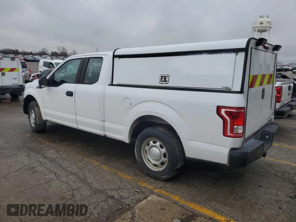 2017 Ford F-150 XL with VIN 1FTEX1C83HKE23955, listed as a Copart auction lot 88550815 with 0 mi miles and Clean Title. Bid and sale history available at carsss.com. Image 2.