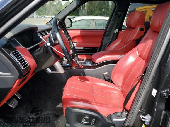 2017 Land Rover Range Rover with VIN SALGV5FE0HA328694, listed as a Copart auction lot 71303274 with 85,303 mi miles and Salvage title. Bid and sale history available at DreamBid. Image 7.