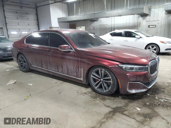 2022 BMW 7 Series 750i xDrive z VIN WBA7U2C04NCG88407, wystawiony jako Copart lot #42753005 z przebiegiem 22 950 mil mil oraz Nie do naprawy • Non repairable. Historia ofert i sprzedaży dostępna na DreamBid. Obrazek 4.
