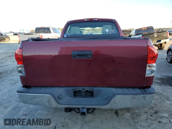 2007 Toyota Tundra SR5 with VIN 5TBRT54187S451286, listed as a Copart auction lot 42218595 with Not Provided miles and Salvage Title. Bid and sale history available at DreamBid. Image 6.