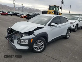 2021 Hyundai Kona SE with VIN KM8K1CAA1MU659049, listed as a Copart auction lot 43584525 with 69,338 mi miles and Salvage Title. Bid and sale history available at carsss.com. Image 1.