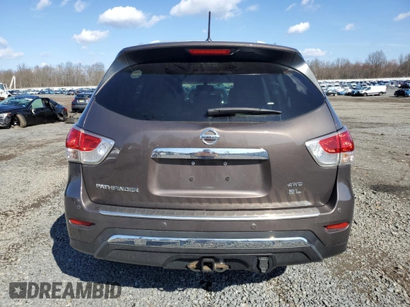 2016 Nissan Pathfinder SL with VIN 5N1AR2MM1GC623294, listed as a Copart auction lot 50462525 with 150,713 mi miles and Salvage title. Bid and sale history available at DreamBid. Image 6.