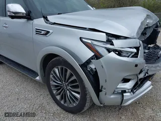 2021 Infiniti QX80 SENSORY with VIN JN8AZ2BE9M9267352, listed as a IAAI auction lot 42016437 with 43,872 mi miles. Bid and sale history available at carsss.com. Image 18.