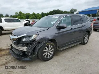 2021 Honda Pilot EX-L с VIN 5FNYF5H50MB036356, выставлен на аукционе Copart как лот 56970145 с пробегом 77 625 миль миль и Списание • Salvage title. История ставок и продаж доступна на DreamBid. Изображение 1.