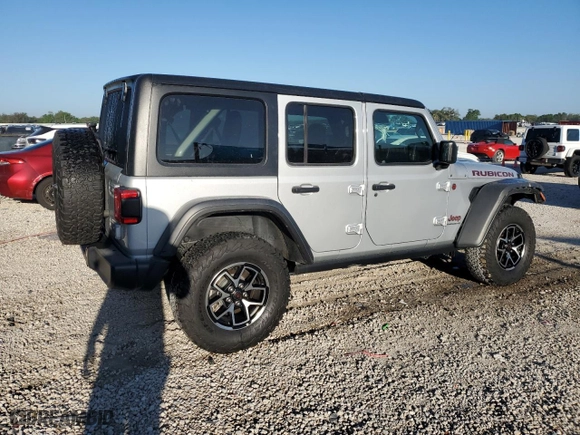 2024 Jeep Wrangler Rubicon with VIN 1C4PJXFG6RW310723, listed as a Copart auction lot 49173045 with 23,510 mi miles and Clean Title. Bid and sale history available at carsss.com. Image 3.