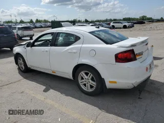2012 Dodge Avenger SXT with VIN 1C3CDZCB5CN161720, listed as a Copart auction lot 54502795 with 47,307 mi miles and Clean Title. Bid and sale history available at carsss.com. Image 2.