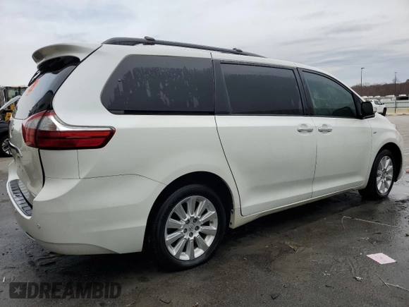 2016 Toyota Sienna Ltd with VIN 5TDDK3DC1GS133746, listed as a Copart auction lot 49000155 with 71,991 mi miles and Clean Title. Bid and sale history available at carsss.com. Image 3.