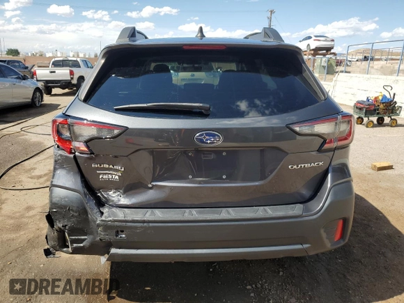 2022 Subaru Outback Premium with VIN 4S4BTAFC3N3193723, listed as a Copart auction lot 58500445 with 36,762 mi miles and Salvage title. Bid and sale history available at DreamBid. Image 6.