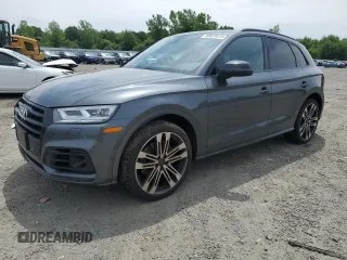 2020 Audi SQ5 Prestige with VIN WA1C4AFY7L2105643, listed as a Copart auction lot 58829575 with 48,790 mi miles and Salvage title. Bid and sale history available at DreamBid. Image 1.