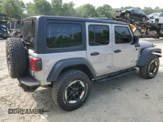 2020 Jeep Wrangler Unlimited Sport with VIN 1C4HJXDM5LW208799, listed as a Copart auction lot 61701954 with 33,873 mi miles and Salvage title. Bid and sale history available at DreamBid. Image 3.