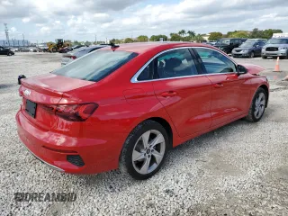 2022 Audi A3 Premium with VIN WAUAUDGY1NA072271, listed as a Copart auction lot 40297433 with 10,293 mi miles. Bid and sale history available at carsss.com. Image 3.
