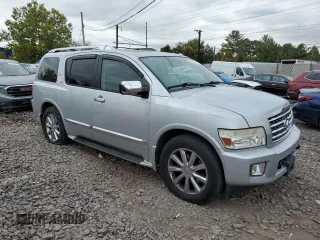 2010 Infiniti QX56 with VIN 5N3ZA0NE9AN902548, listed as a Copart auction lot 72955184 with 108,038 mi miles and Salvage Title. Bid and sale history available at carsss.com. Image 4.