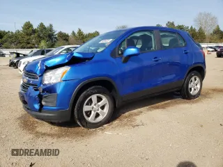 2016 Chevrolet Trax LS z VIN KL7CJNSB6GB756692, wystawiony jako Copart lot #54396025 z przebiegiem 91 506 mil mil oraz Szkoda całkowita • Salvage title. Historia ofert i sprzedaży dostępna na DreamBid. Obrazek 1.