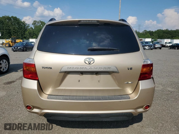 2009 Toyota Highlander with VIN JTEES41A592133610, listed as a Copart auction lot 64391975 with 212,273 mi miles and Clean title. Bid and sale history available at DreamBid. Image 6.