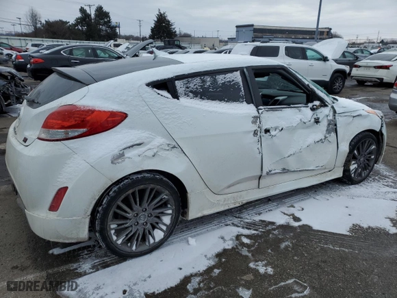 2013 Hyundai Veloster RE:MIX with VIN KMHTC6AD4DU136196, listed as a Copart auction lot 46054925 with NaN miles and Salvage Title. Bid and sale history available at carsss.com. Image 3.