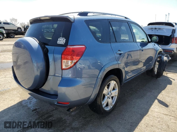 2007 Toyota RAV4 Sport with VIN JTMBD32V576028990, listed as a Copart auction lot 50059005 with 164,333 mi miles and Salvage Title. Bid and sale history available at carsss.com. Image 3.