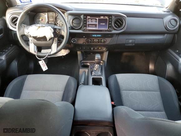2021 Toyota Tacoma 2WD SR5 with VIN 5TFAZ5CN8MX107535, listed as a Copart auction lot 85704834 with 38,413 mi miles and Salvage Title. Bid and sale history available at carsss.com. Image 8.