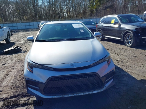 2021 Toyota Corolla SE with VIN 5YFS4MCE3MP060068, listed as a IAAI auction lot 41443006 with 49,856 mi miles. Bid and sale history available at carsss.com. Image 12.