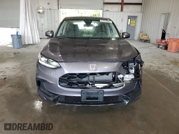 2023 Honda HR-V LX with VIN 3CZRZ2H36PM732951, listed as a Copart auction lot 61979945 with 19,752 mi miles and Salvage title. Bid and sale history available at DreamBid. Image 5.