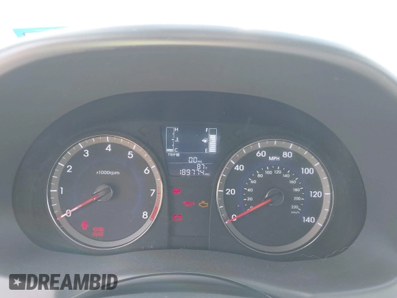 2015 Hyundai Accent Sport with VIN KMHCU5AE5FU201477, listed as a IAAI auction lot 41529347 with 189,774 mi miles. Bid and sale history available at carsss.com. Image 7.