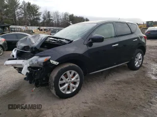 2014 Nissan Murano SV with VIN JN8AZ1MU9EW411225, listed as a Copart auction lot 45855665 with 0 mi miles and Salvage Title. Bid and sale history available at carsss.com. Image 1.