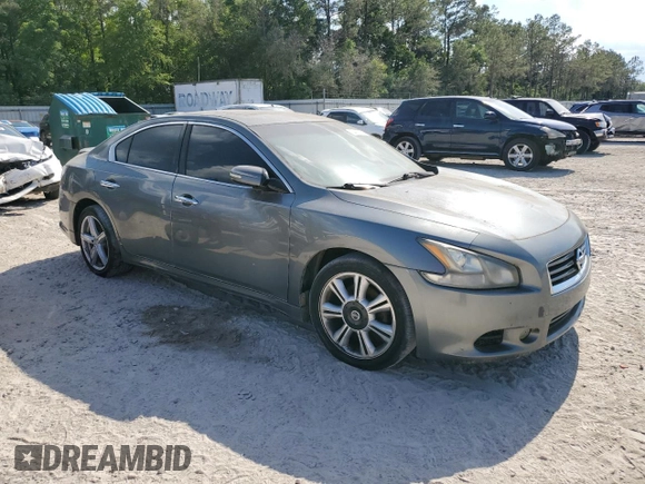 2014 Nissan Maxima S with VIN 1N4AA5AP6EC499697, listed as a Copart auction lot 54631005 with Not Provided miles and Clean Title. Bid and sale history available at DreamBid. Image 4.