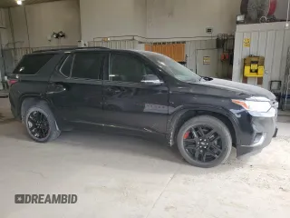 2020 Chevrolet Traverse Premier with VIN 1GNERKKW0LJ159468, listed as a Copart auction lot 53095035 with 80,848 mi miles and Salvage title. Bid and sale history available at DreamBid. Image 4.