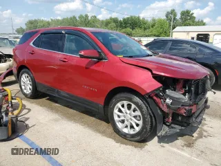 2018 Chevrolet Equinox LT with VIN 3GNAXJEV1JS567068, listed as a Copart auction lot 61199365 with 105,354 mi miles and Salvage title. Bid and sale history available at DreamBid. Image 4.