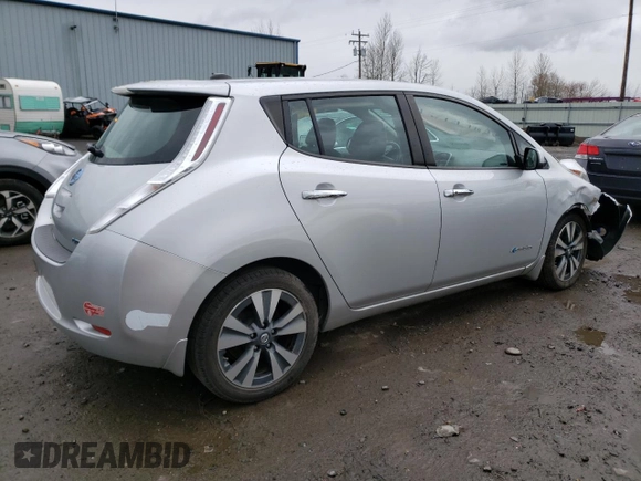 2017 Nissan LEAF SL with VIN 1N4BZ0CP0HC304470, listed as a Copart auction lot 46133353 with 51,759 mi miles. Bid and sale history available at carsss.com. Image 3.