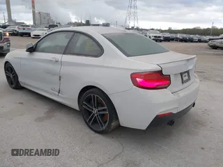 2018 BMW 2 Series M240i with VIN WBA2J5C55JVB27826, listed as a IAAI auction lot 40183646 with 46,436 mi miles. Bid and sale history available at carsss.com. Image 3.