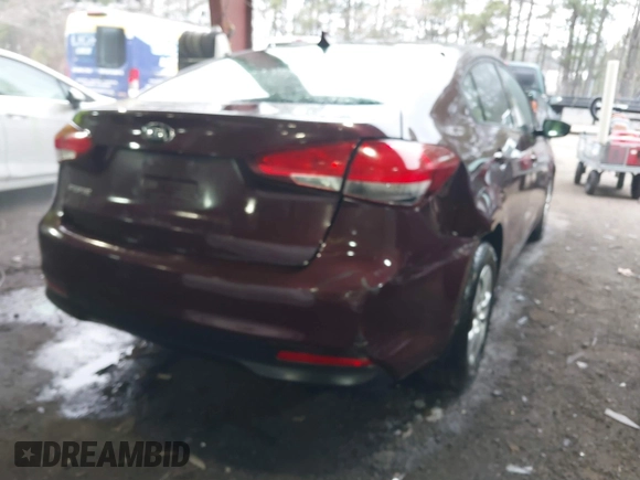2018 Kia Forte LX with VIN 3KPFK4A79JE258999, listed as a IAAI auction lot 41769396 with 86,597 mi miles. Bid and sale history available at carsss.com. Image 4.
