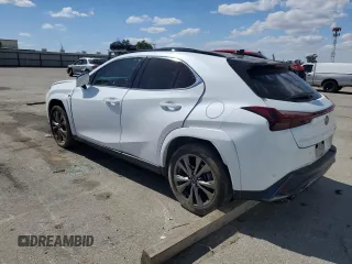 2023 Lexus UX 250h F Sport z VIN JTHB6JBH0P2155693, wystawiony jako Copart lot #56769475 z przebiegiem 61 661 mil mil oraz Szkoda całkowita • Salvage title. Historia ofert i sprzedaży dostępna na DreamBid. Obrazek 2.