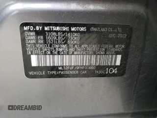 2023 Mitsubishi Mirage G4 ES with VIN ML32FUFJ9PHF00660, listed as a Copart auction lot 43284953 with 12,630 mi miles. Bid and sale history available at carsss.com. Image 15.