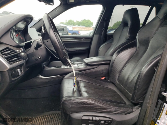 2016 BMW X5 M with VIN 5YMKT6C53G0R78343, listed as a Copart auction lot 53502584 with 123,914 mi miles. Bid and sale history available at carsss.com. Image 7.
