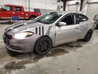 2016 Dodge Dart SE with VIN 1C3CDFAA5GD584950, listed as a Copart auction lot 53951675 with 95,239 mi miles and Salvage Title. Bid and sale history available at carsss.com. Image 1.