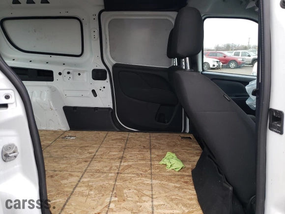 2022 Ram ProMaster City Cargo Van Tradesman with VIN ZFBHRFABXN6Y67344, listed as a Copart auction lot 48960635 with 25,520 mi miles and Salvage Title. Bid and sale history available at carsss.com. Image 11.