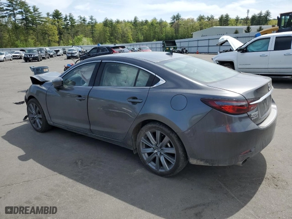 2021 Mazda Mazda6 Grand Touring with VIN JM1GL1TY5M1603698, listed as a Copart auction lot 55336034 with 0 mi miles and Salvage Title. Bid and sale history available at carsss.com. Image 2.