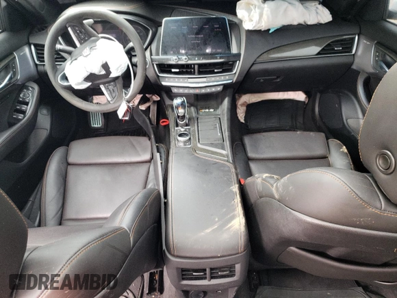 2020 Cadillac CT5 V-Series with VIN 1G6DV5RW3L0136282, listed as a Copart auction lot 60639485 with 47,882 mi miles and Salvage title. Bid and sale history available at DreamBid. Image 8.