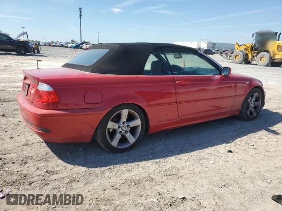 2006 BMW 3 Series 325Ci with VIN WBABW33436PX88504, listed as a Copart auction lot 49103905 with 160,840 mi miles and Salvage title. Bid and sale history available at DreamBid. Image 3.
