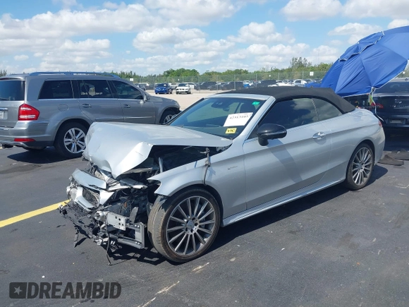 2019 Mercedes-Benz C 43 AMG with VIN WDDWK6EBXKF799678, listed as a IAAI auction lot 42313105 with 49,126 mi miles and . Bid and sale history available at DreamBid. Image 17.