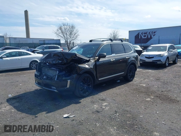 2021 Kia Telluride SX with VIN 5XYP5DHC2MG162119, listed as a IAAI auction lot 41881250 with 112,024 mi miles and . Bid and sale history available at DreamBid. Image 16.